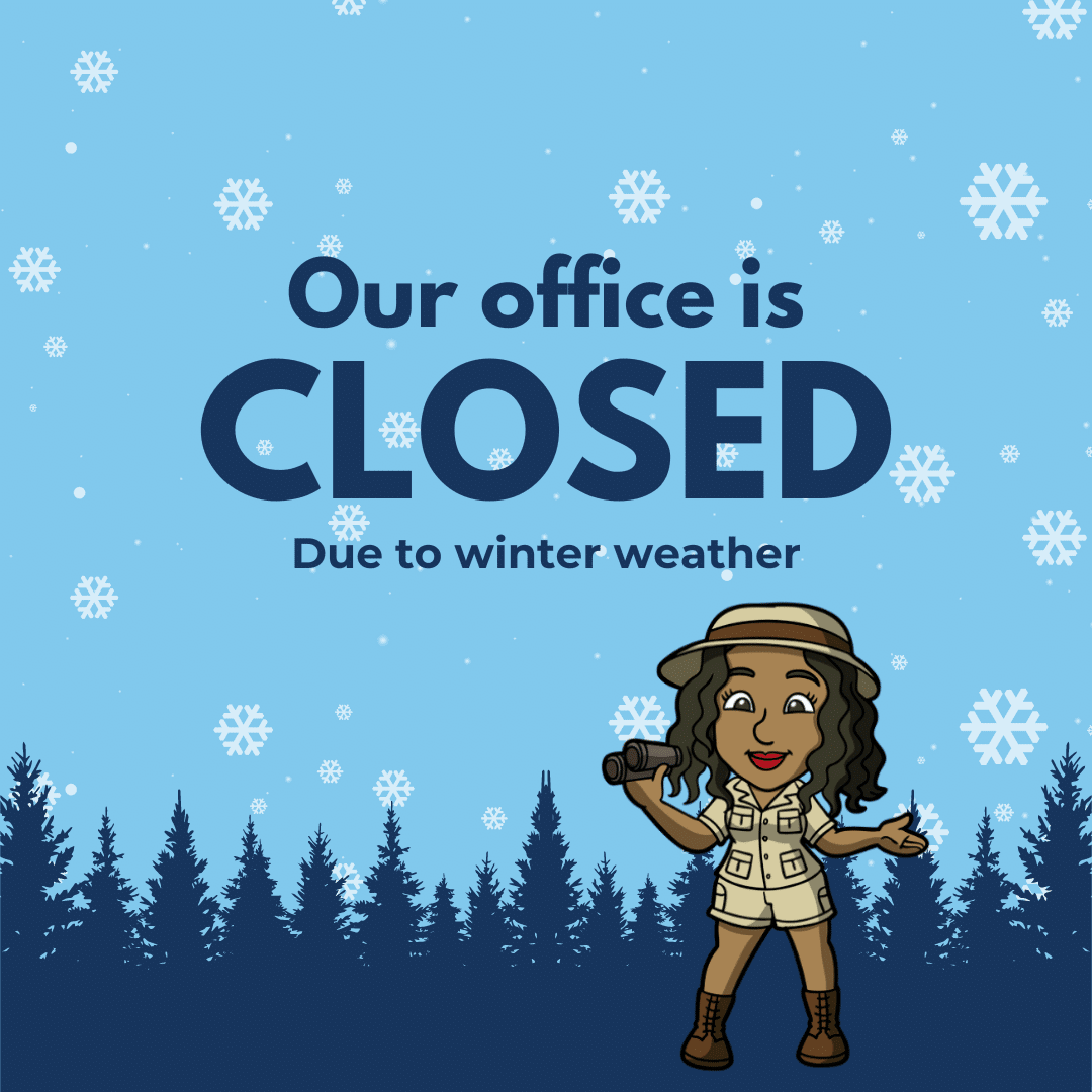 Winter weather day, office is closed